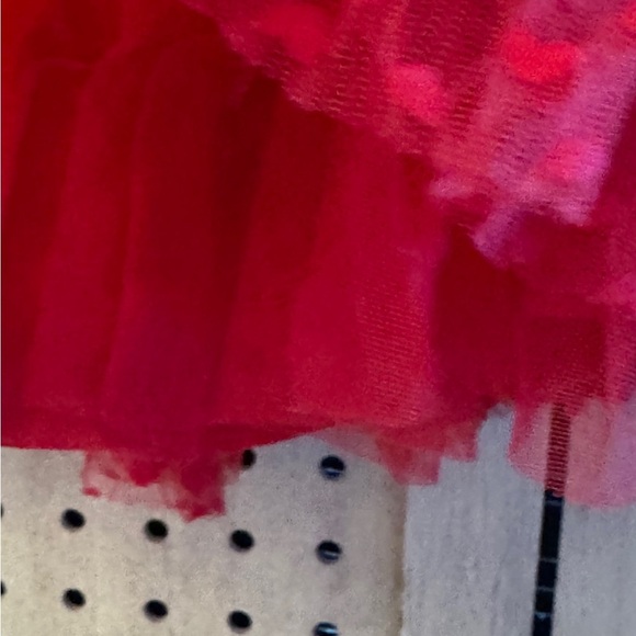 Old Navy Red Tulle Heart Skirt. Excellent Condition. Size 4t - Picture 3 of 5